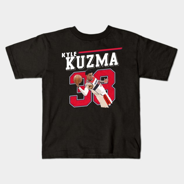 Kyle Kuzma Kids T-Shirt by WYATB Art